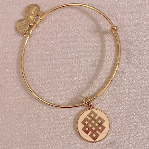 Alex and Ani Gold Positive Energy Bracelet - Picture 1 of 4
